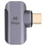 40Gbps USB-C / Type-C Male to Female Elbow Adapter - Image 3