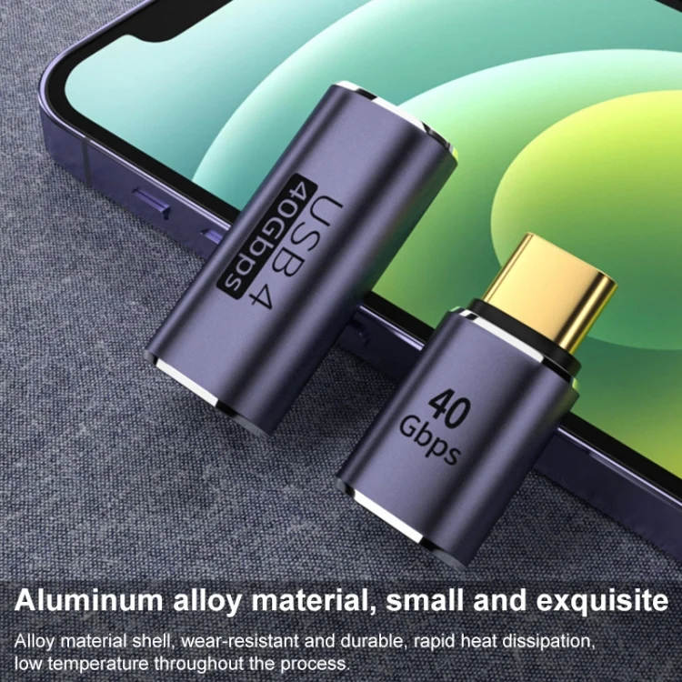 PC2058_3.webp 40Gbps USB-C / Type-C 4.0 Female to Female Alloy Adapter - Image 4