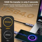 40Gbps USB-C / Type-C 4.0 Female to Female Alloy Adapter - Image 5