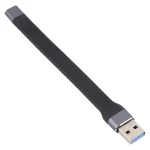10Gbps USB Male to Type-C Female Soft Flat Sync Data Fast Charging Cable - Image 2