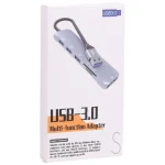 NK-3043HD 6 in 1 USB Male to TF / SD Card Slot + USB 3.0 + 3 USB 2.0 Female Adapter - Image 4