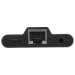NK-1056TC 3 in 1 USB-C / Type-C Male to USB-C / Type-C Charging + Ethernet + 3.5mm Earphone Female Adapter - Image 4