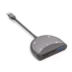NK-3039 5 in 1 USB-C / Type-C Male to TF / SD Card Slot + 3 USB Female Adapter - Image 2