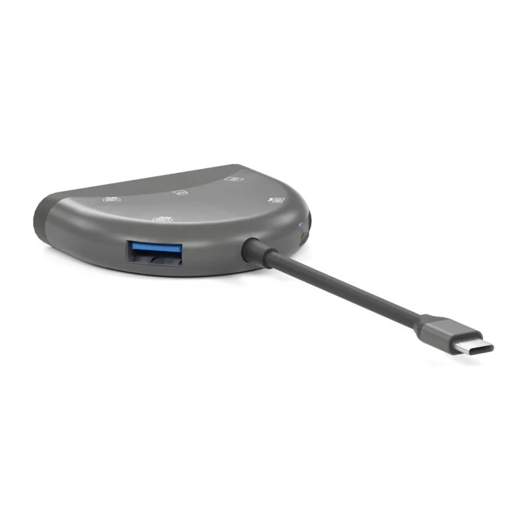 PC2130_2.webp NK-3039 5 in 1 USB-C / Type-C Male to TF / SD Card Slot + 3 USB Female Adapter - Image 3