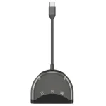 NK-3039 5 in 1 USB-C / Type-C Male to TF / SD Card Slot + 3 USB Female Adapter - Image 4
