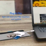 NK103TC 3 in 1 USB-C / Type-C Male to SD + TF + USB Female Camera Reader - Image 6