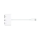 3 in 1 USB-C / Type-C Male to Type-C + USB + 3.5mm Female OTG Adapter - Image 2