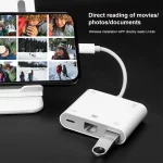 S-330 5 in 1 8 Pin Male to 8 Pin / USB3.0 / RJ45 / 3.5mm Female Adapter - Image 6