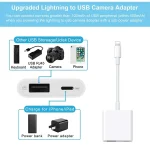 2 in 1 8 Pin Male to 8 Pin / USB3.0 Female Camera Adapter - Image 3