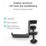 Paste Screw Type Metal Foldable Headset Stand Display Hanger, Paste Screw Type - Image 3