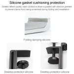 Desktop Lock Clip Type Metal Foldable Headset Stand Display Hanger, Desktop Lock Clip Type - Image 7