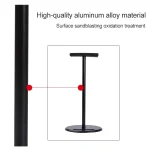 X1 Universal Detachable Aluminum Alloy Headphone Stand Display Hanger - Image 5