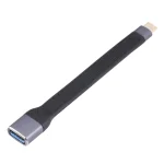 10Gbps USB-C / Type-C Male to USB 3.0 Female Soft Flat Data Transmission Fast Charging Cable - Image 3