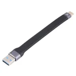10Gbps USB-C / Type-C Male to USB Male Soft Flat Data Transmission Fast Charging Cable - Image 3