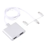 7585D 3 in 1 Digital HDTV Docking Adapter Supports HDMI VGA AUX and Charging