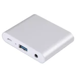 7585D 3 in 1 Digital HDTV Docking Adapter Supports HDMI VGA AUX and Charging - Image 3