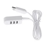 1.2m TPE USB A to 3 USB Ports Female HUB Adapter - Image 2