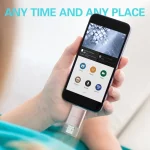 Richwell 3 in 1 64G Type-C + 8 Pin + USB 3.0 Metal Double Cover Push-pull Flash Disk with OTG Function - Image 12