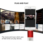 Richwell 3 in 1 16G Type-C + 8 Pin + USB 3.0 Metal Double Cover Push-pull Flash Disk with OTG Function - Image 14