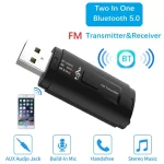MSD128 2 in 1 USB Car Bluetooth Hands-free Call FM Transmitter with 3.5mm AUX Interface - Image 5