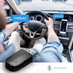 KN330 3 in 1 USB Bluetooth 5.0 Adapter Audio Transmitter Receiver with Switch Button & 3.5mm AUX Interface - Image 7