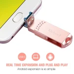 Richwell 3 in 1 64G Type-C + Micro USB + USB 3.0 Metal Flash Disk with OTG Function - Image 5