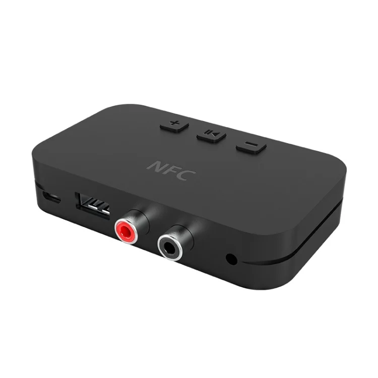 TI-800 NFC Desktop Bluetooth 5.0 Adapter Music Receiver for USB Drive Reads Bluetooth Speaker, TI-800