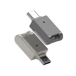 64GB USB-C / Type-C Zinc Alloy USB Flash Drive with Keychain - Image 2