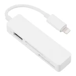 4 in 1 MS + SD + TF + USB2.0 Multi-function Card Reader for 8 Pin Devices - Image 2