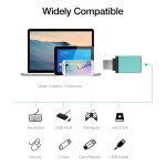 Aluminum Alloy USB-C / Type-C 3.1 Male to USB 3.0 Female Data / Charger Adapter - Image 3