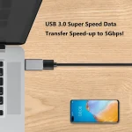 Aluminum Alloy USB-C / Type-C 3.1 Male to USB 3.0 Female Data / Charger Adapter - Image 5