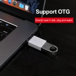 Aluminum Alloy USB-C / Type-C 3.1 Male to USB 3.0 Female Data / Charger Adapter - Image 6