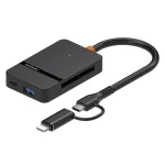 ADS-315 8 in 1 Type-C+8 Pin Multi-function Card Reader - Image 2