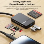 ADS-315 8 in 1 Type-C+8 Pin Multi-function Card Reader - Image 5