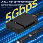 ADS-315 8 in 1 Type-C+8 Pin Multi-function Card Reader - Image 6