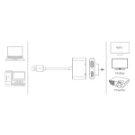 5201B 2 in 1 USB 3.0 to VGA + HDMI HD Video Converter, 5201B Black, 5201B Silver - Image 5