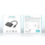 5201B 2 in 1 USB 3.0 to VGA + HDMI HD Video Converter, 5201B Black, 5201B Silver - Image 6