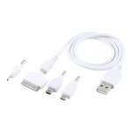 5 in 1 Multi-function Data Cable with 4 Adapters, Suitable for Mico USB / HDMI / Nokia 2.0 / iPhone 4 - Image 2