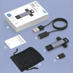 NK-951 3 in 1 USB3.2 to Type-C and 8 Pin Solid State USB Flash Drive with OTG Function - Image 8