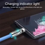 Mech Series 6A 120W USB to Type-C 180-degree Metal Plug Fast Charging Cable, Length: 1.8m, 1.8m Type-C, 1.8m 180-degree Type-C - Image 6