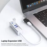 3 in 1 USB 3.0 to 8 Pin + Micro USB + USB-C / Type-C Interface Multifunctional OTG Adapter - Image 5