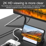 75216 4 in 1 8 Pin to HDMI + 8 Pin Charging + 2 USB Ports HD Video Converter - Image 12