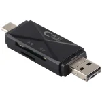 USB-C / Type-C + SD + TF + Micro USB to USB 2.0 Card Reader, USB2.0 - Image 4