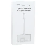 4 in 1 8 Pin Male to 8 Pin Power + RJ45 Ethernet + HDMI + USB Camera Female OTG Digital AV Adapter - Image 3