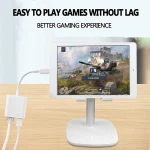 NK-1035H 2 in 1 8 Pin Male to 1000M Ethernet + 8 Pin Power Female Adapter - Image 6