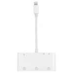 6 in 1 8 Pin Male to 3 USB + TF / SD Card Slot + 8 Pin Power Female Adapter - Image 2