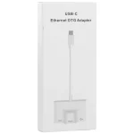 3 in 1 USB-C / Type-C Male to USB + 100M RJ45 Ethernet + Type-C Power Female Adapter - Image 3