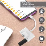 3 in 1 USB-C / Type-C Male to USB + 100M RJ45 Ethernet + Type-C Power Female Adapter - Image 4