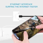 3 in 1 USB-C / Type-C Male to USB + 100M RJ45 Ethernet + Type-C Power Female Adapter - Image 6