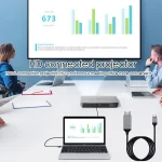 USB-C / Type-C 3.1 to HDMI Converter Adapter Cable, Length: 2m - Image 6